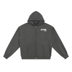 Oval - Fleece Zip Hoodie (Dark Gray)